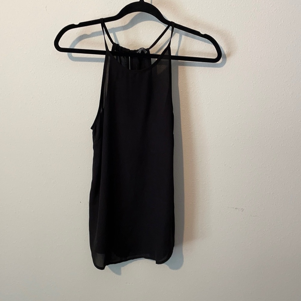 Halter/high racer back tank
